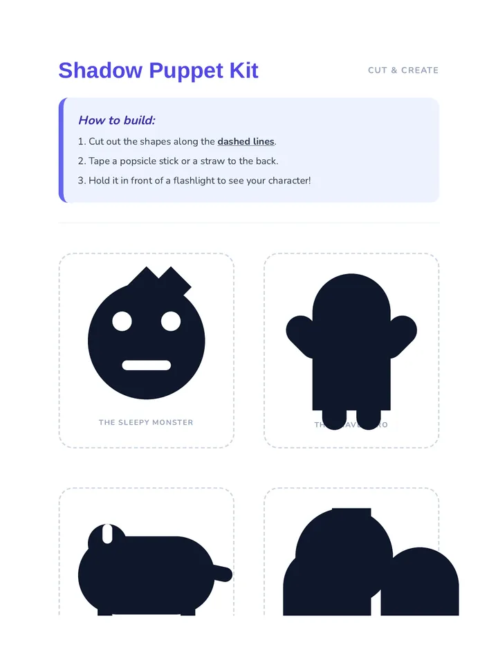 Shadow Puppet Templates