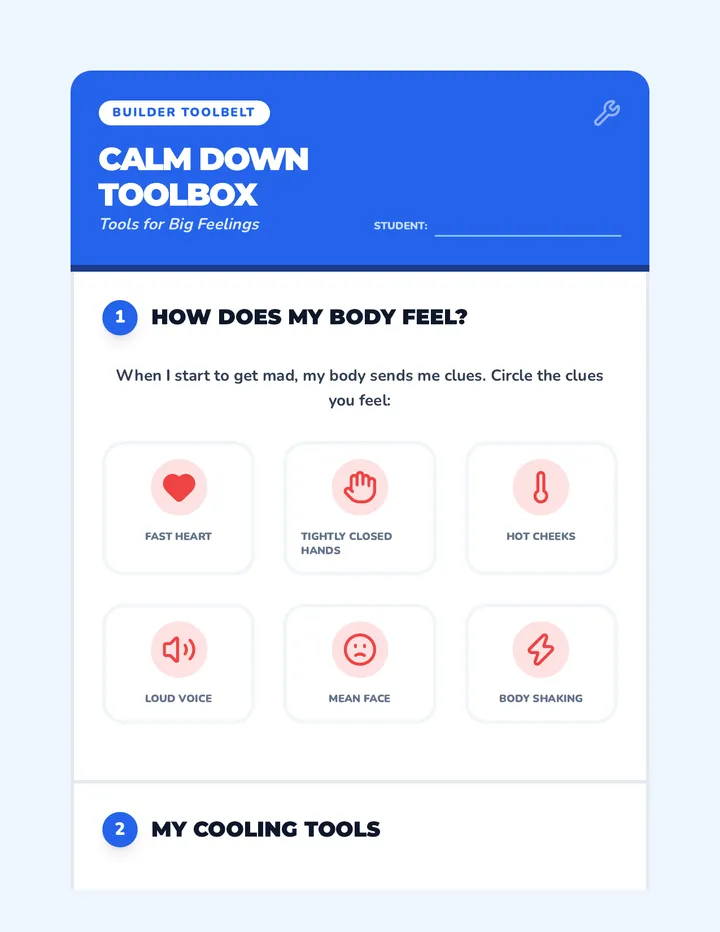 The Calm Down Toolbox