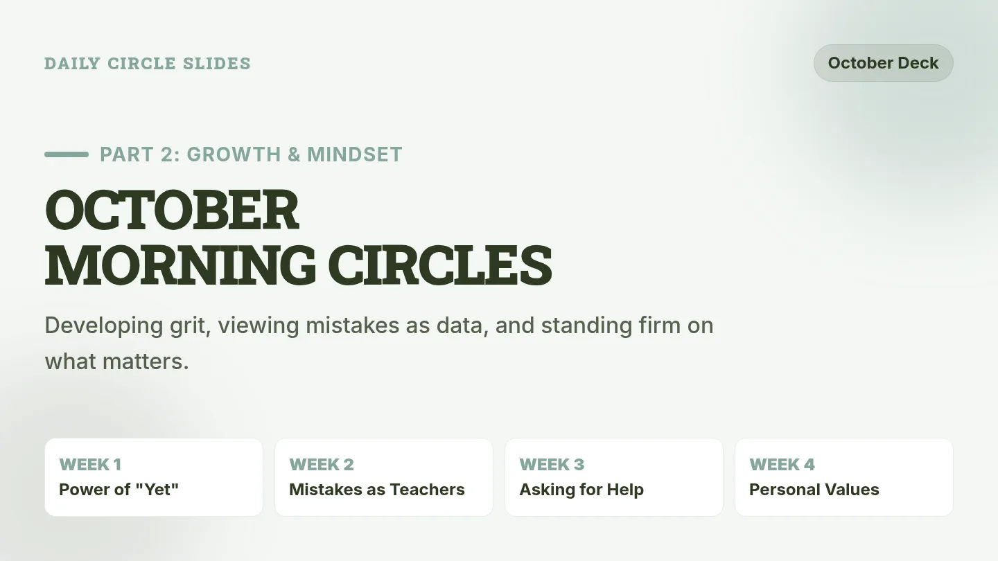 October Circle Slides