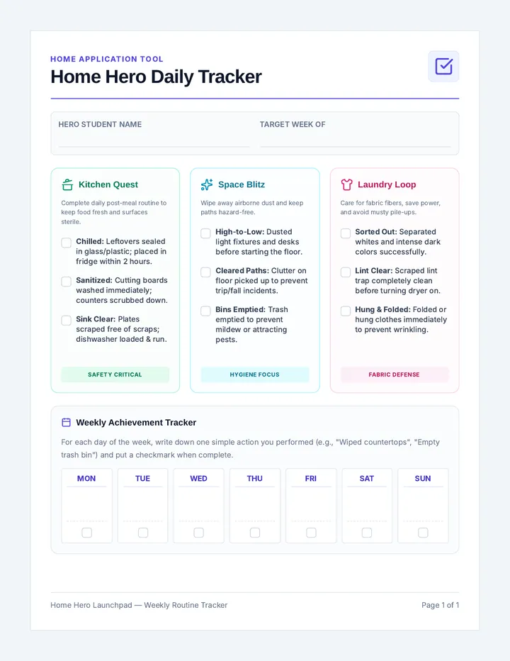 Home Hero Daily Tracker