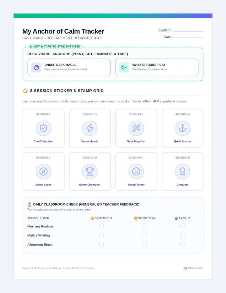 Visual Sticker Charts