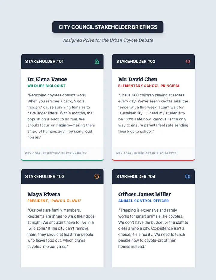 City Council Scenarios