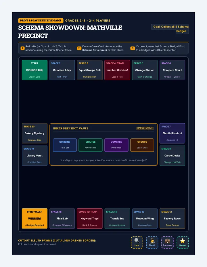 Schema Showdown Board Game