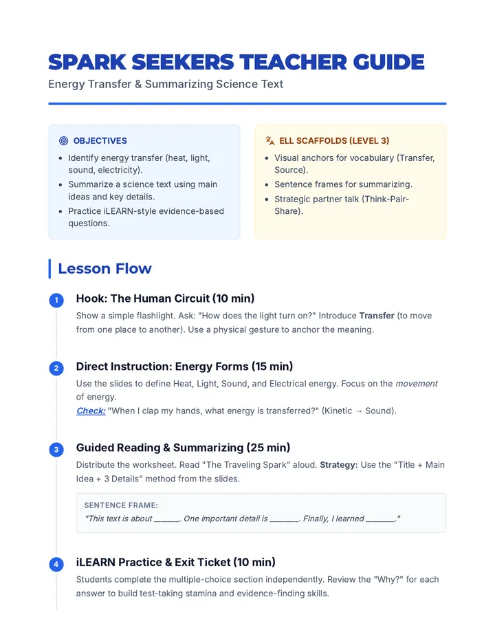 Teacher Facilitation Guide