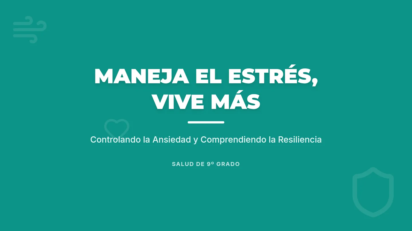 Presentación: Maneja el Estrés, Vive Más