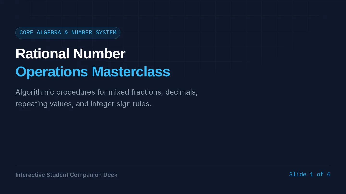 Rational Operations Presentation Slides