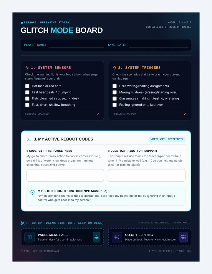 Glitch Mode Strategy Board