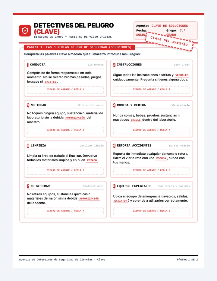 Clave de Respuestas Notas de Garabatos es