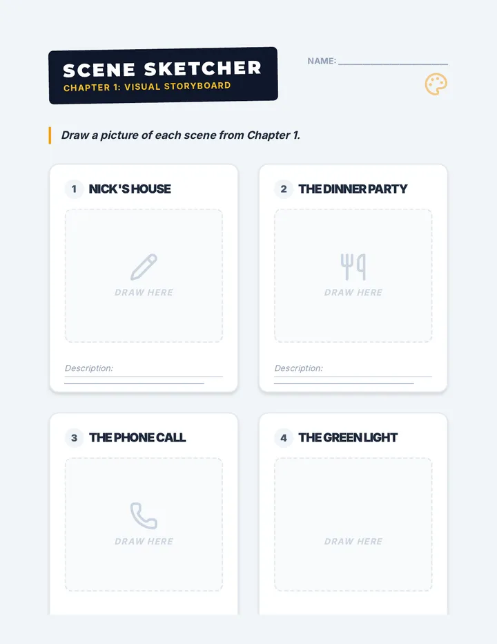Scene Sketcher Worksheet