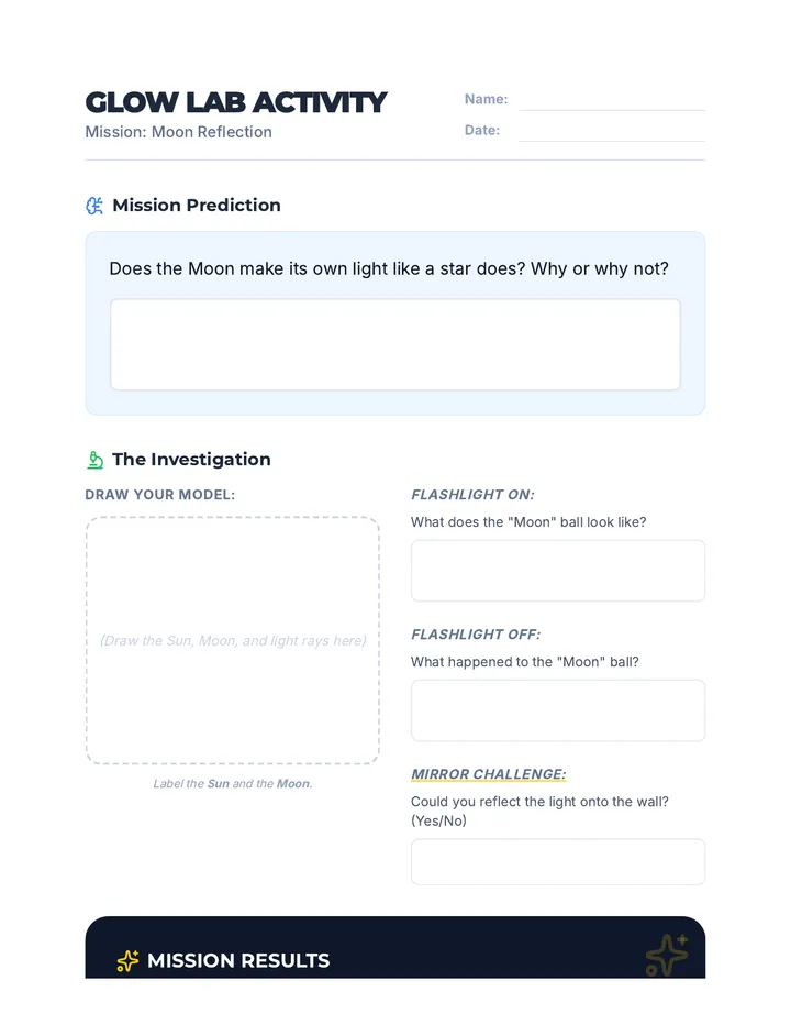 Glow Lab Worksheet