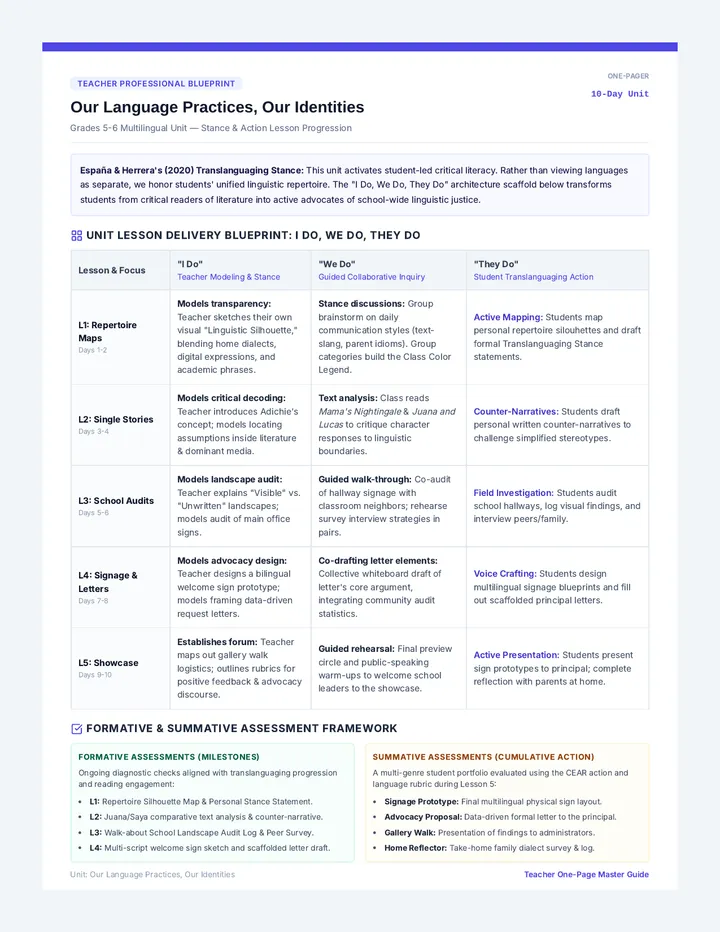 Master Curriculum Guide