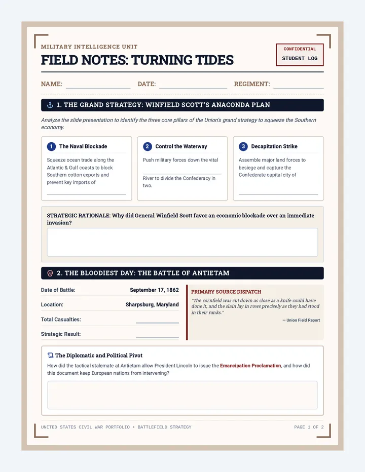 Turning Tides Notes