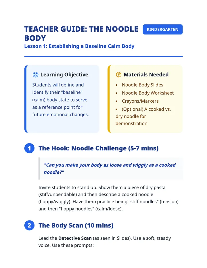 Baseline Body Teacher Guide