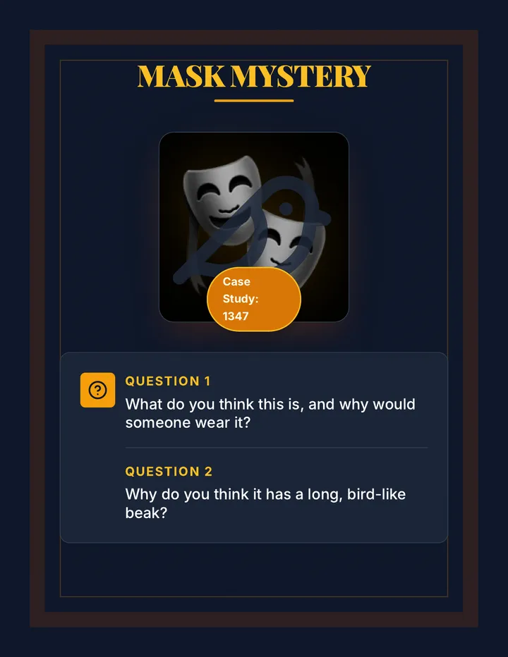 Mask Mystery Poster