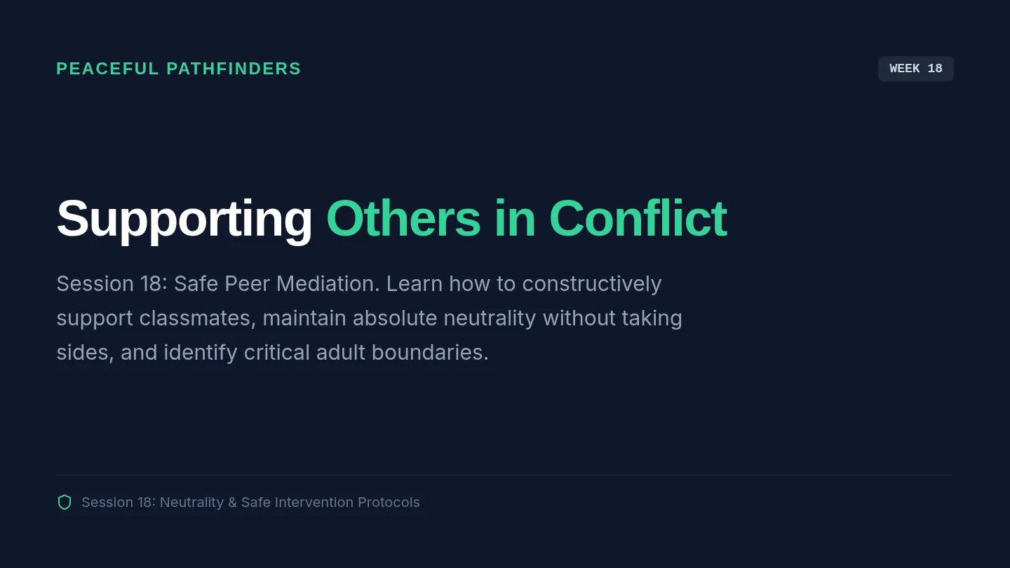 Week 18 Conflict Slides