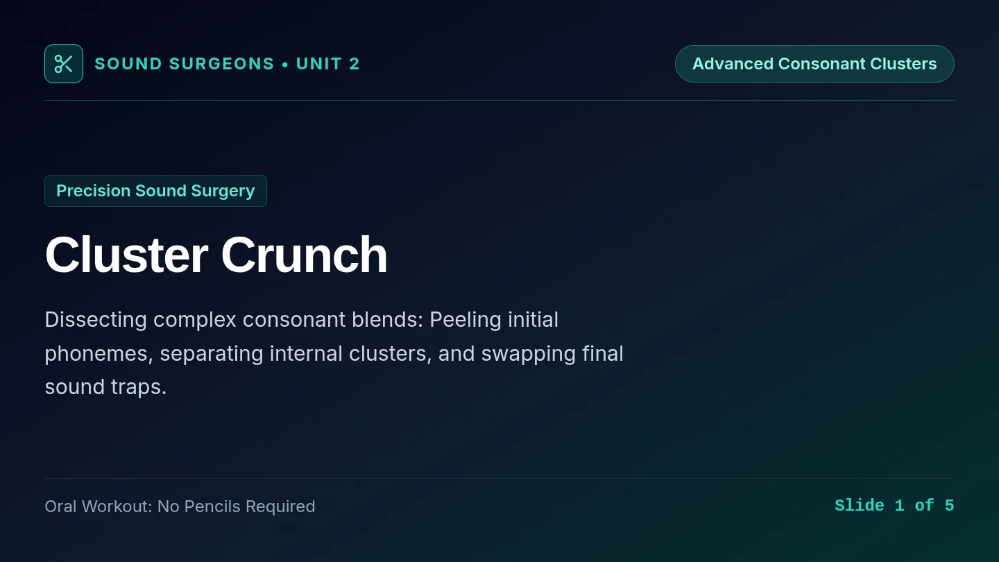 Cluster Crunch Presentation Slides