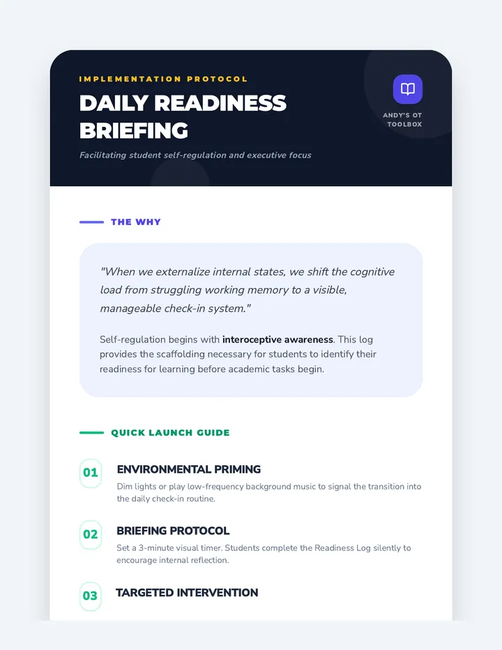 Daily Readiness Teacher Guide Document