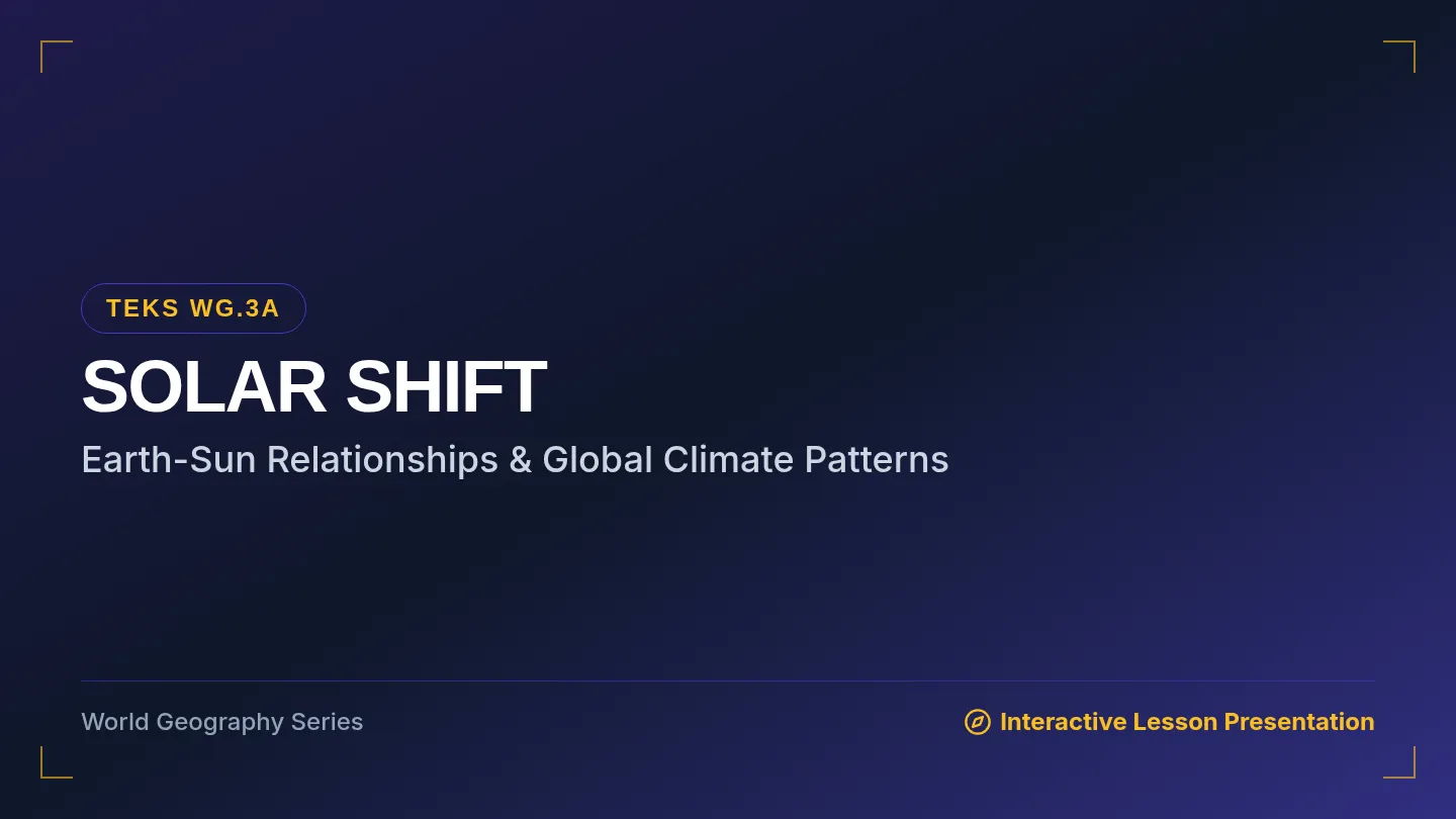 Solar Shift Slides