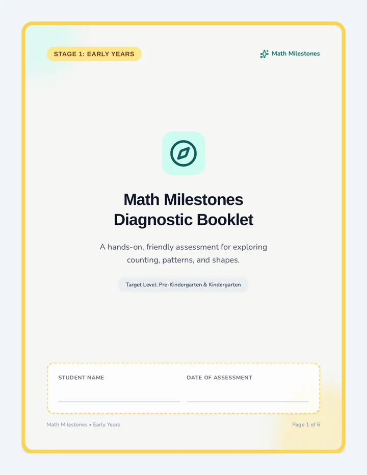 Stage One Diagnostic Booklet