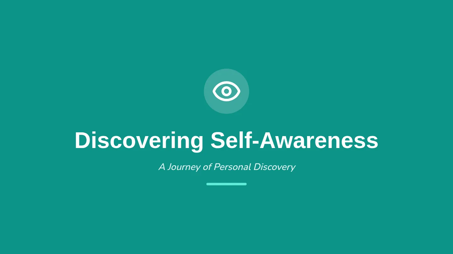 Self Awareness Slides