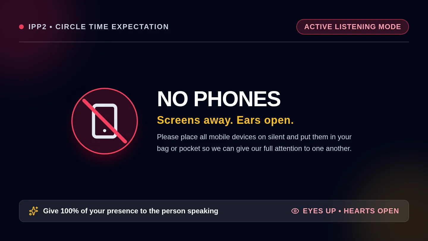 Phone Free Focus Slides