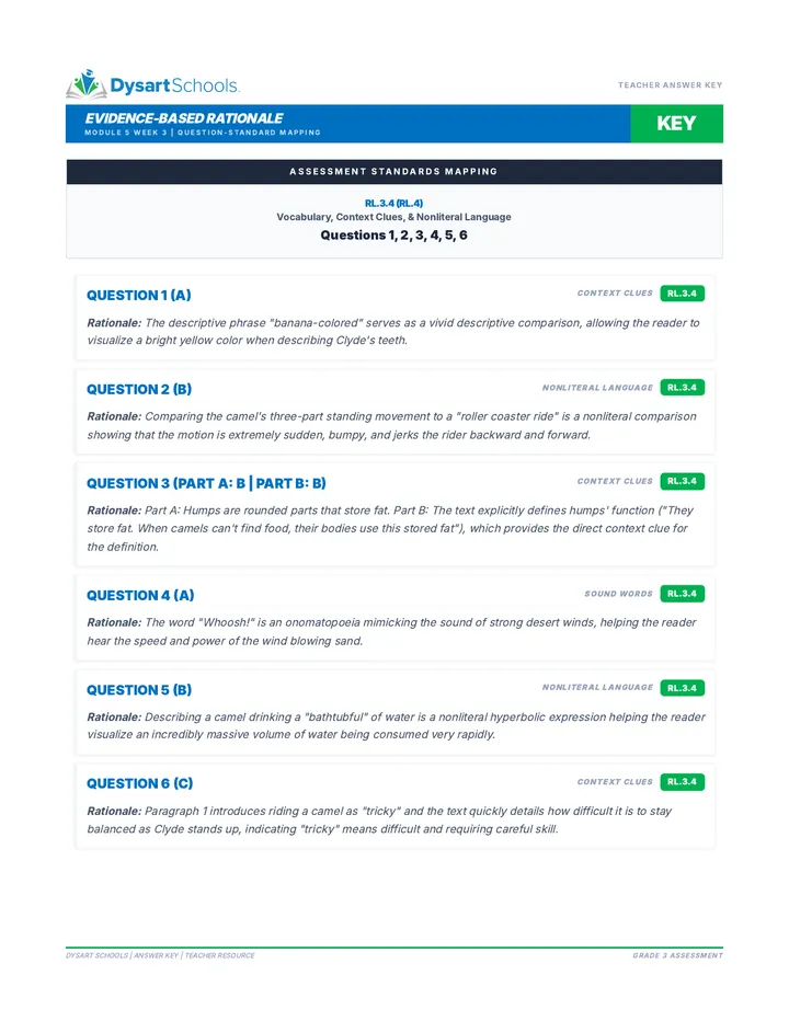 Module 5 Week 3 CFU Answer Key