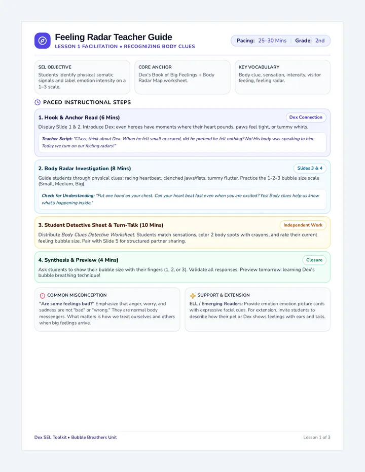 Feeling Radar Teacher Guide