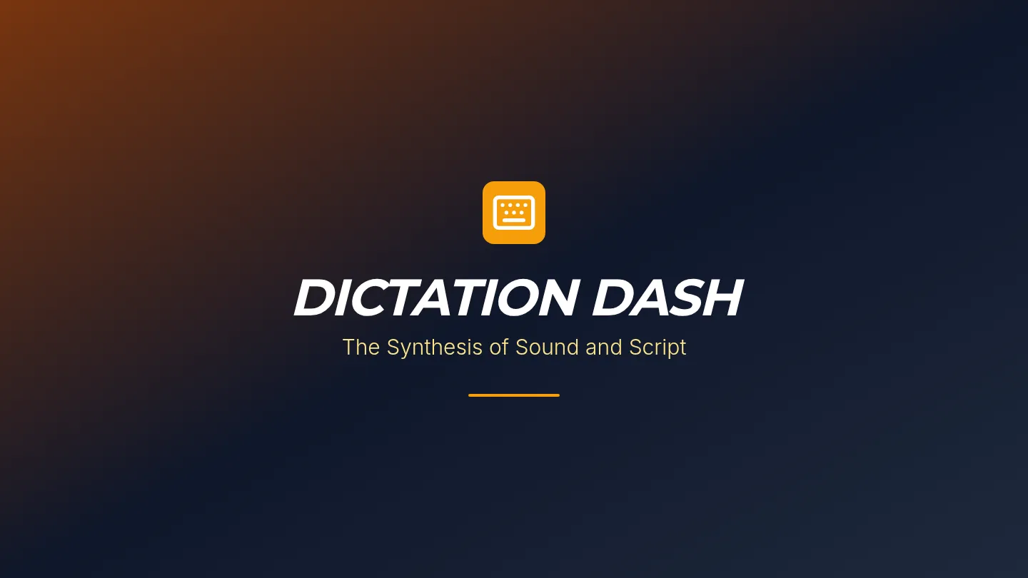 Dictation Dash Slides