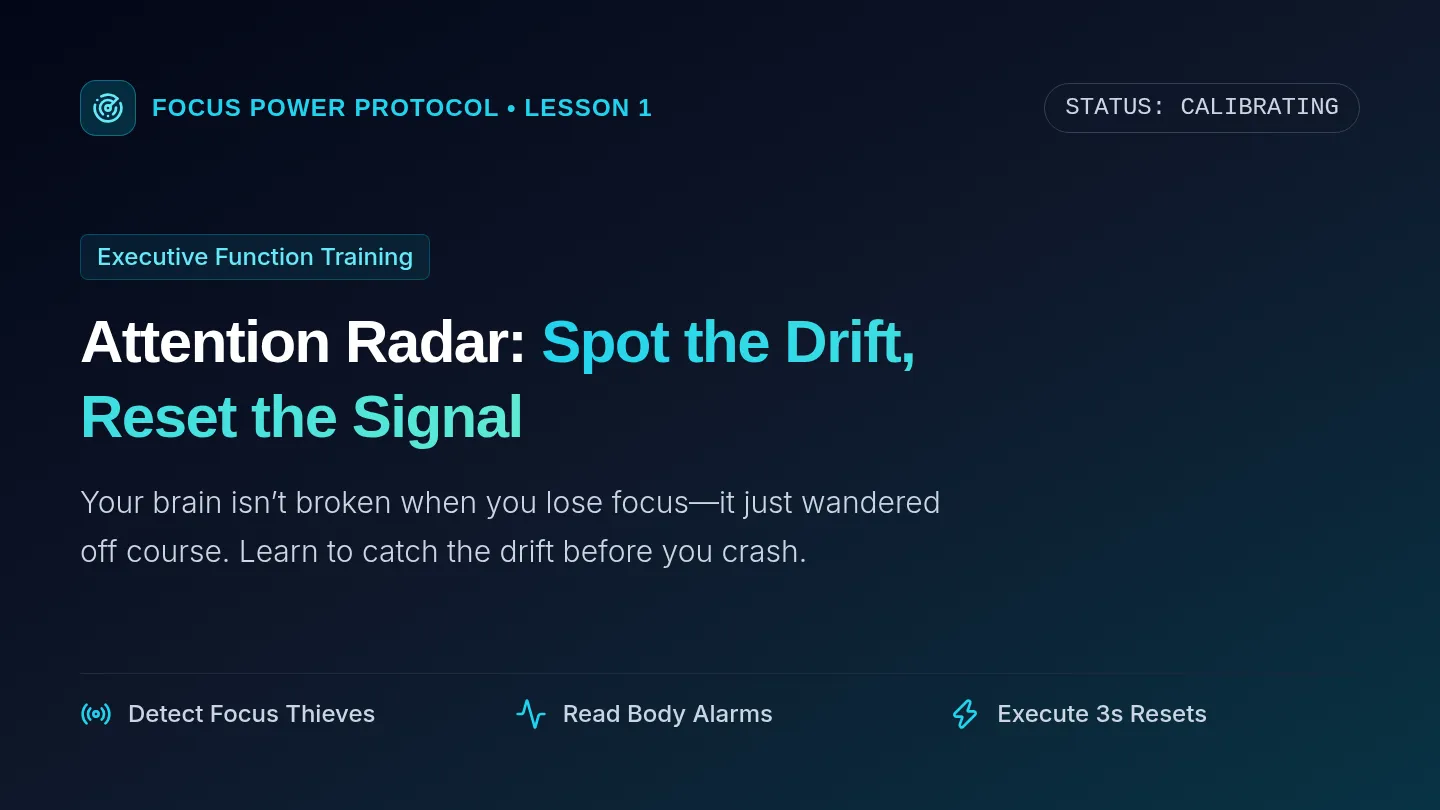 Attention Radar Slides