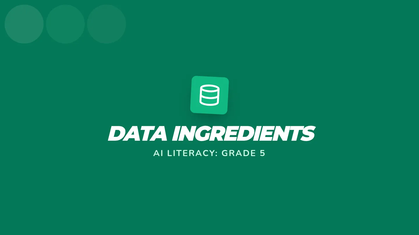 Data Ingredients Slides