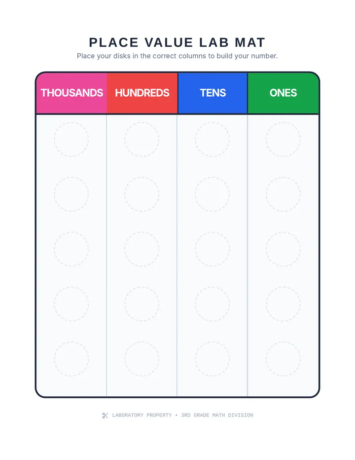 Place Value Lab Mat