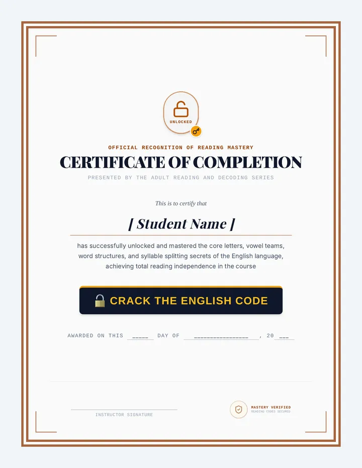 Course Certificate