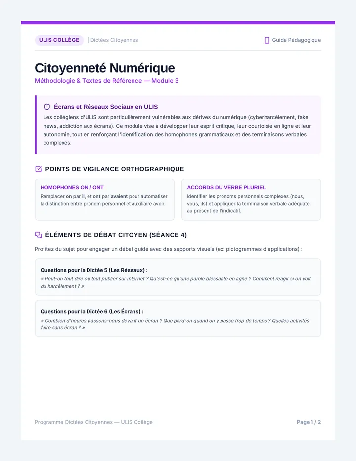 Citoyennete Numerique Guide Enseignant