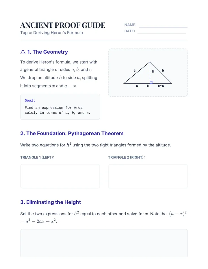 Proof Guide Handout