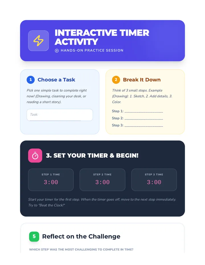 Interactive Timer Activity Guide