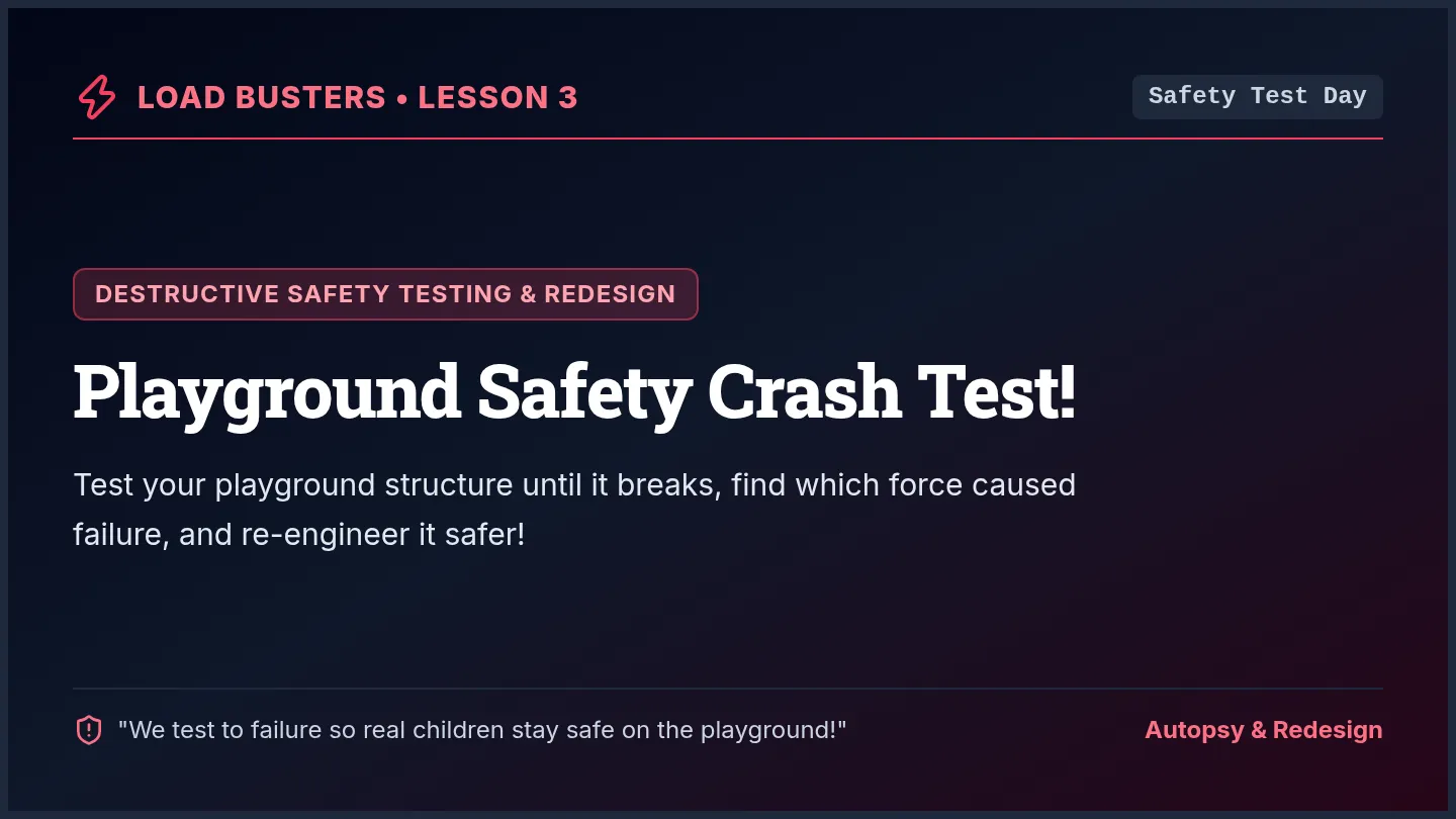 Playground Safety Testing Slides