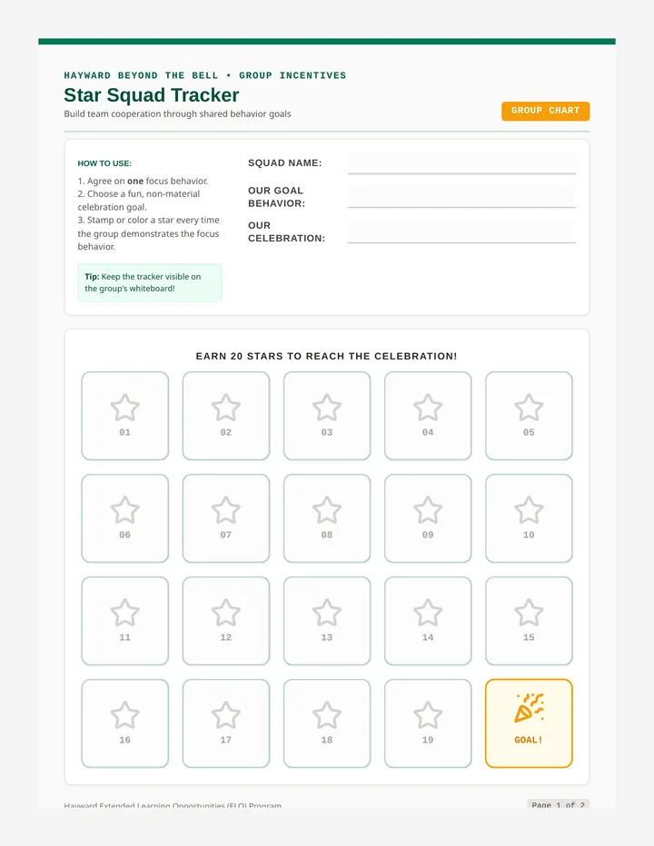 Star Squad Tracker