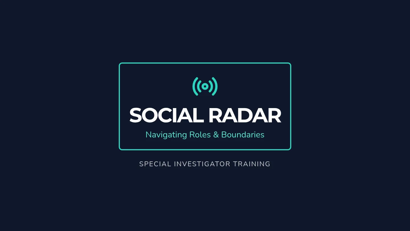 Social Radar Slides