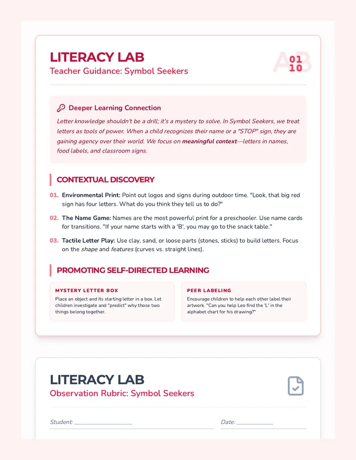 Symbol Seekers Teacher Guide