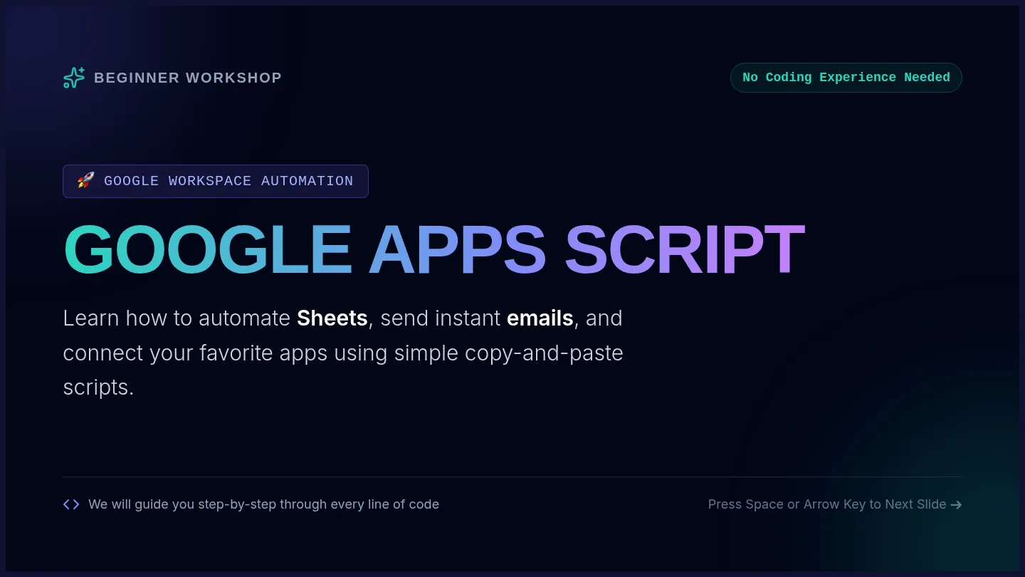 Google Apps Script Slides