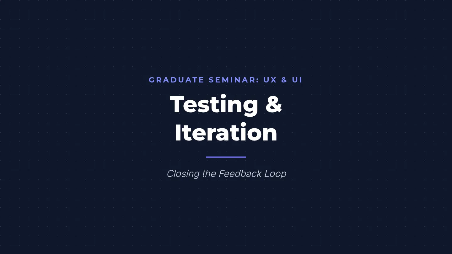 Testing Slides