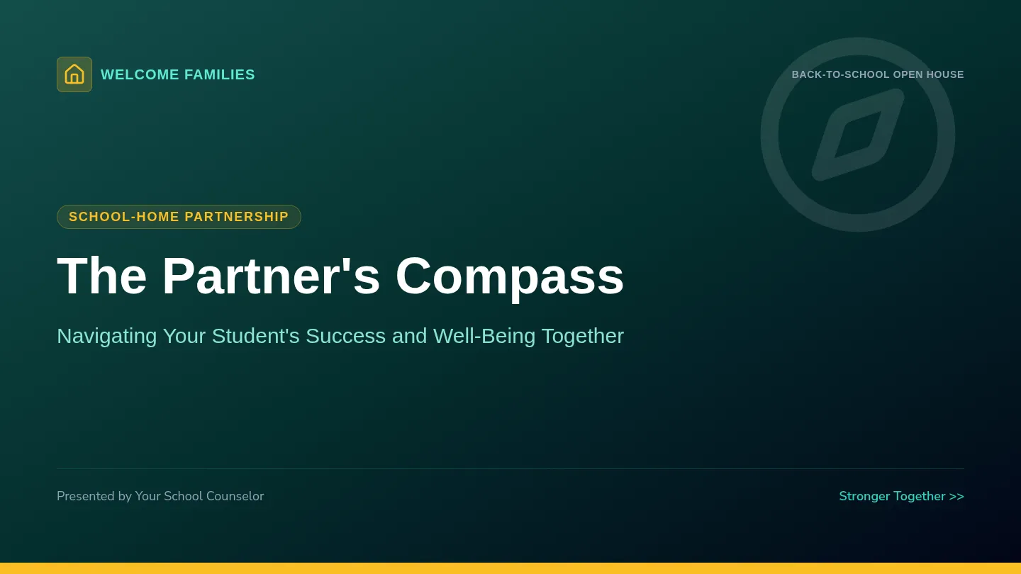 Counselor Open House Slides