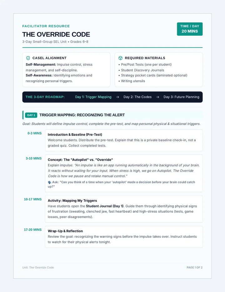 The Override Code • Lesson • Lenny.com