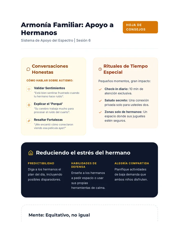 Hoja de Consejos de Dinámica Familiar ES