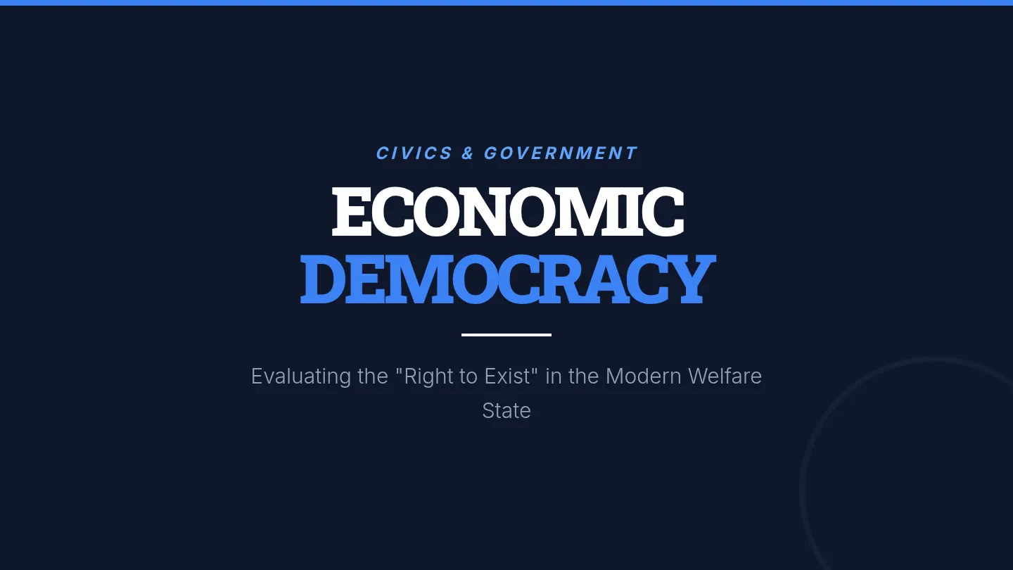 Economic Democracy Presentation Slides