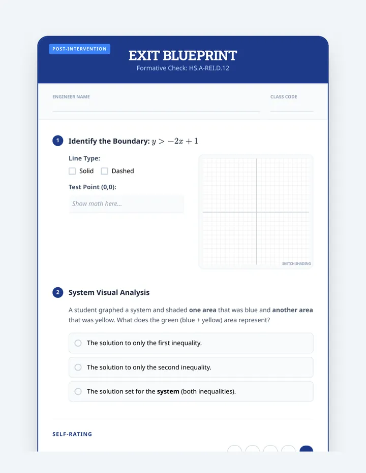 Progress Tracker Exit Ticket