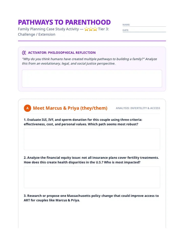 Challenge Path Worksheet