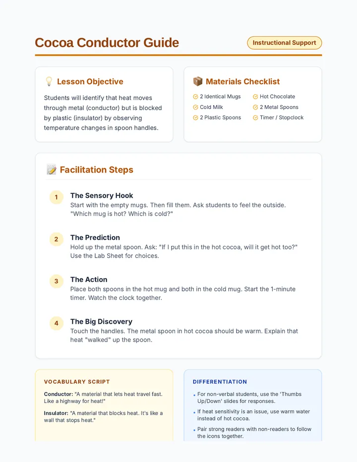 Cocoa Conductor Teacher Guide