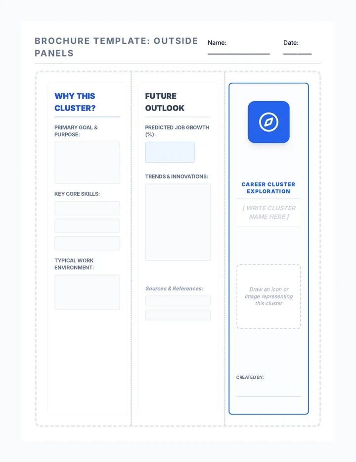 Career Brochure Template