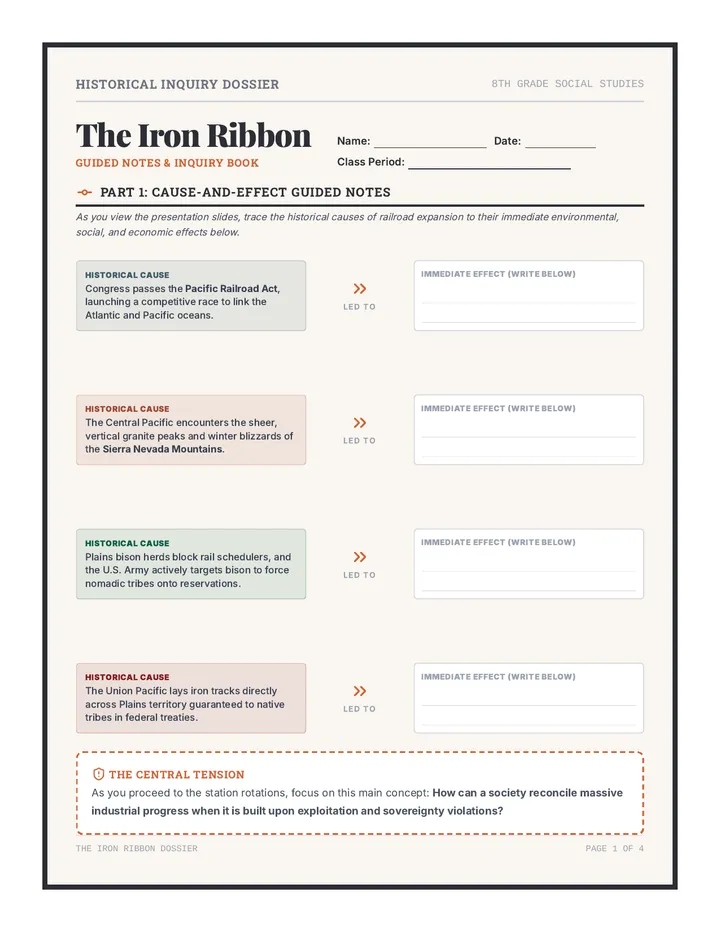 Iron Ribbon Notebook